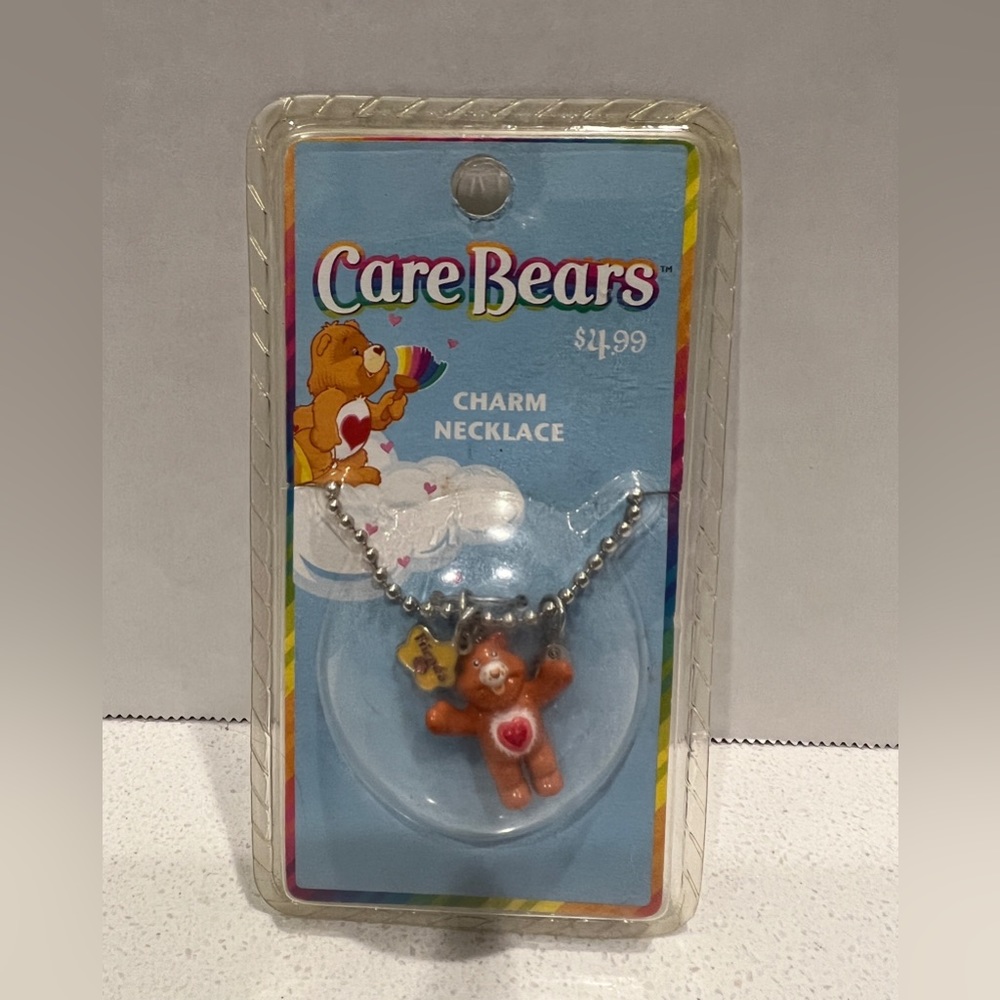 Care Bear 2004 Tenderheart Charm Necklace TCFC New in Sealed Package